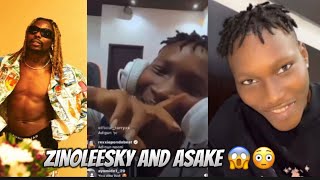 Zinoleesky LEAK an unreleased collab song with ASAKE 😳 “reason the vibe”