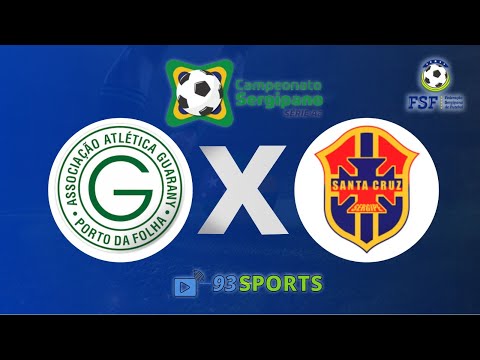 Guarany x Santa Cruz - Campeonato Sergipano Séria A2 - 2023