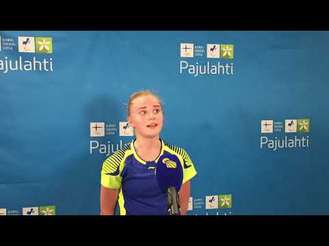 Mariia Golubeva: I was stressed at the start, so I am absolutely happy that I win