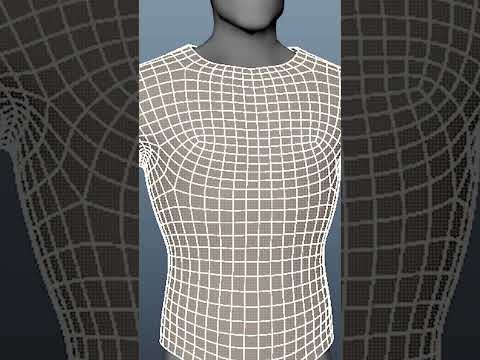 Cloth simulation, Maya Autodesk #autodeskmaya #3dmodeling #3dart #3danimation #clothsimulation #maya