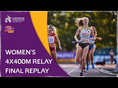 GERMAN RELAY BRILLIANCE - Women’s  4X400M Relay Final - European U20 Championships Tallinn 2021