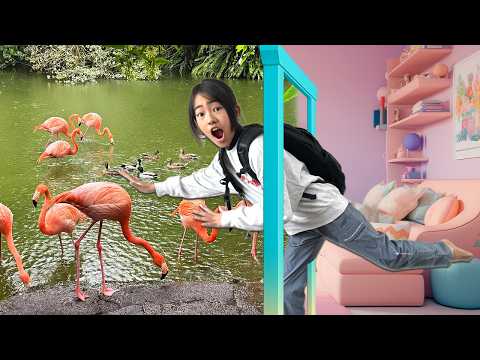 【寸劇】家から動物園にワープ！ネオパークオキナワで迷子のかえであーたんを探し出せ！　Kaede and Ahtan got into the Zoo