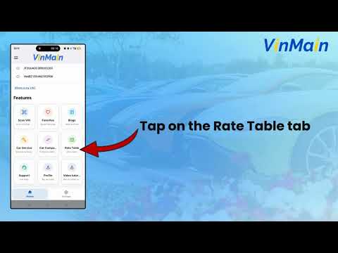 How to Check Rate Table Information.