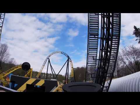 Lost Gravity On Ride POV Walibi Holland