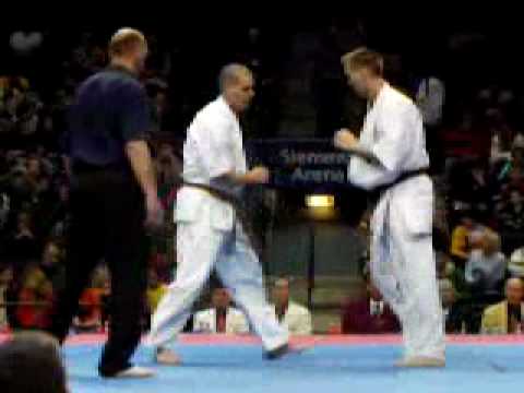 European Kyokushin Karate Championship Lithuania 2007 - Magna Gergő vs Jimmie Collin