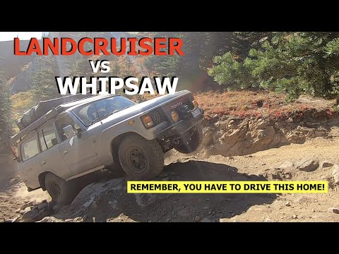 Running The Whipsaw in a vintage Landcruiser // Scenic offroad trip in a 1987 Toyota HJ60