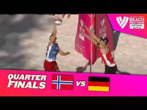 Mol, A./Sørum, C. vs. Ehlers/Wickler - Quarter Finals Highlights Ostrava 2023 #BeachProTour