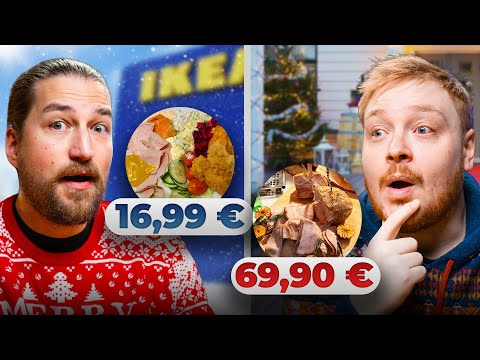 Halpa vs kallis joulubuffet!