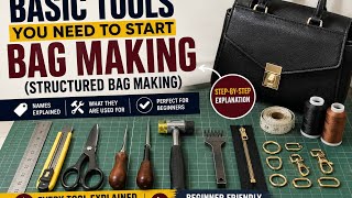 Bag Making Tools for Beginners | Names & Uses of Every Tool
