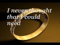 Never Thought That I Could Love-Dan Hill w/ Lyrics