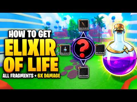 How to GET ELIXIR OF LIFE (ALL FRAGMENTS & 6X DAMAGE) in ANIME ASTRAL SIMULATOR Roblox