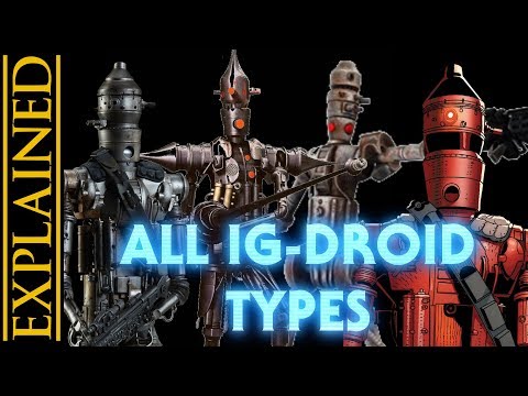 Every Type of IG-Series Droid in Star Wars