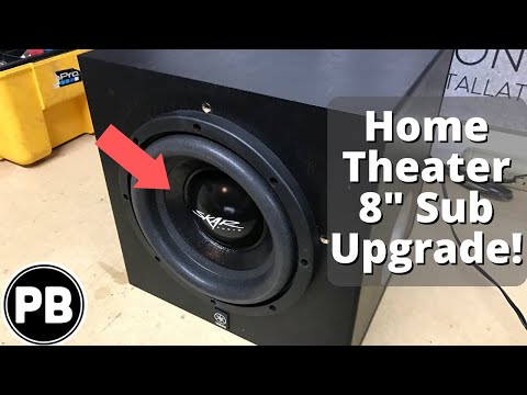 Home Theater Subwoofer Replacement | Skar 8" Sub