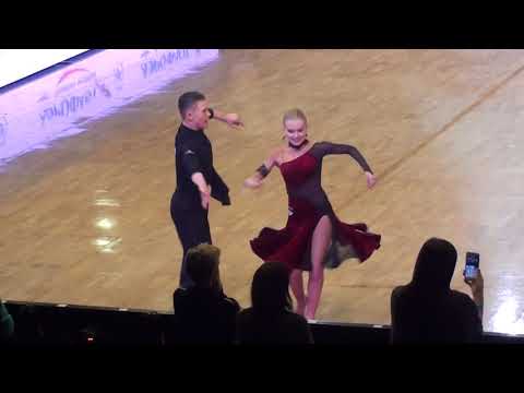 Georgy Gudovsky - Kamilla Shaymyardyanova Cha-Cha WDSF Junior 1 ROC 2017