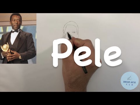 Drawing A Brazilian Former Professional Footballer, Pele (Edson Arantes Do Nascimento)