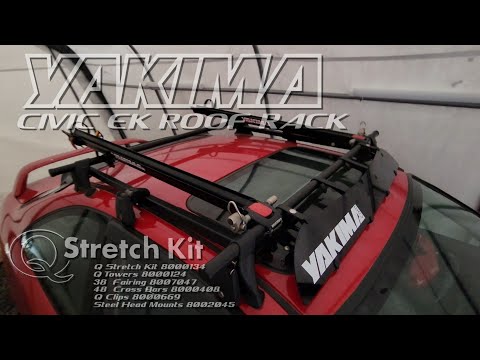 YAKIMA Roof Rack Civic EK Q-Stretch Kit (Bike Carrier)