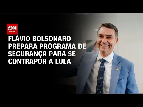 Flávio Bolsonaro mira segurança pública para se contrapor a Lula nas eleições | CNN 360°