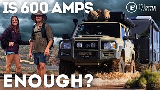 😕Living In An Off Grid Caravan With No Solar! 100mm Of Rain In 24hrs!🌧️