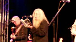 Holy, From Howl  Allen Ginsberg , by Patti Smith @ Fondation cartier, paris, 23/10/2014