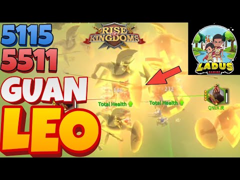 Guan 5115 + Leo 5511 in RoK SoC Good Pair? Rise of Kingdoms Season of Conquest Commander Battle Test