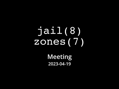 2023-04-19 Jail/Zones Production User Call