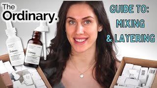 The Ordinary | ULTIMATE GUIDE TO MIXING & LAYERING SKINCARE