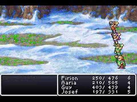 Final Fantasy II DOS Boss Battle #2 - Adamantoise