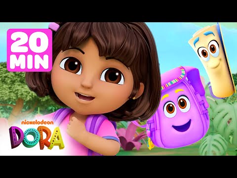 Dora's Best Backpack & Map Moments! #2 🎒🗺️ 20 Minutes | Dora & Friends