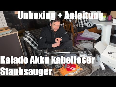 Kalado Cordless Vacuum Cleaner, 26Kpa Power, up to 40 min. vacuuming Overview, Unboxing and Instr...