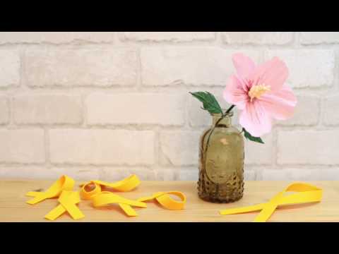 [Rose of Sharon] how to make easy Crepe paper flowers