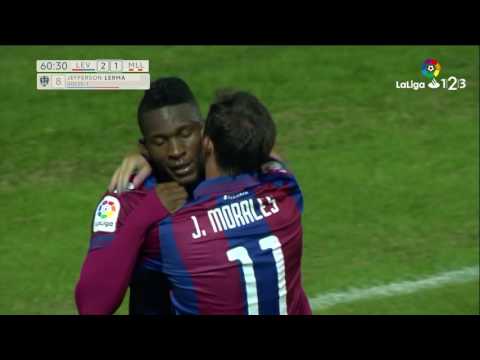 Goal of Golazo de Jefferson Lerma (2-1) Levante UD vs RCD Mallorca