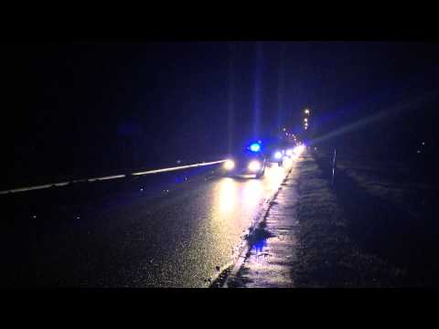 Huge convoy ever recorded of Surrey Police in Guildford, Surrey, UK