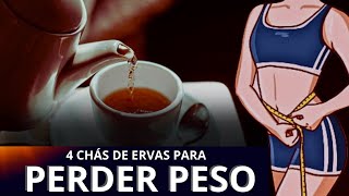 Conheça os 4 Melhores CHÁS QUE EMAGRECEM e TIRAM o APETITE