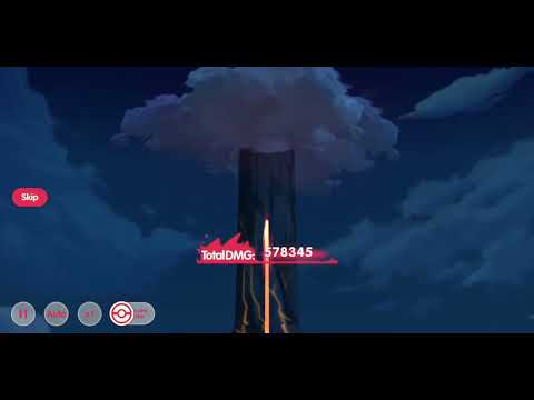 S+ RESHIRAM ultimate skill animation pocket incoming