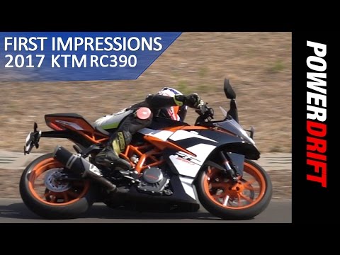 2017 KTM RC390 First Ride Impressions : PowerDrift