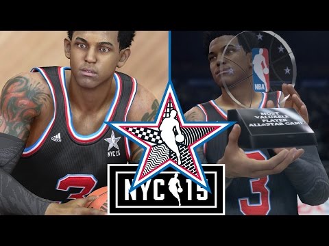 NBA LIVE 15 Rising Star - 2015 ALL-STAR GAME! ALL-STAR MVP TROPHY!!