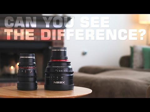 XEEN VS Rokinon $800 Lens VS $2,500 Lens!
