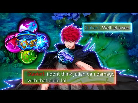 HYBRID BUILD ON HYPER  JULIAN IS INSANE🔥 (MUST TRY) JULIAN BEST BUILD AND EMBLEM DAMAGE HACK - MLBB