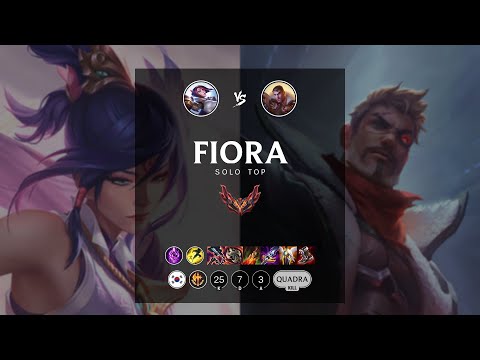 Fiora Top vs Jayce - KR Grandmaster Patch 12.7