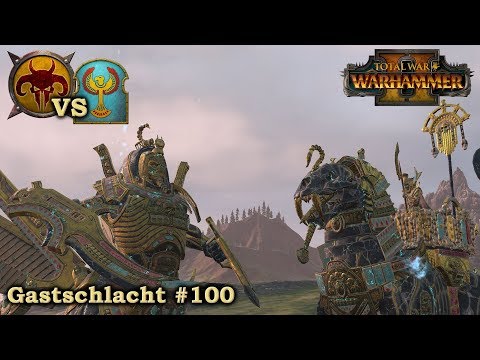Death Battle 2  - Gastschlacht #100 - Gruftkönige vs Tiermenschen - Total War: Warhammer 2 deutsch
