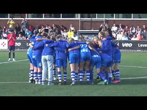 Demonstratiewedstrijd vrouwenvoetbal KDB Cup KVE Drongen (jongens U15) - KAA Gent Ladies WU16