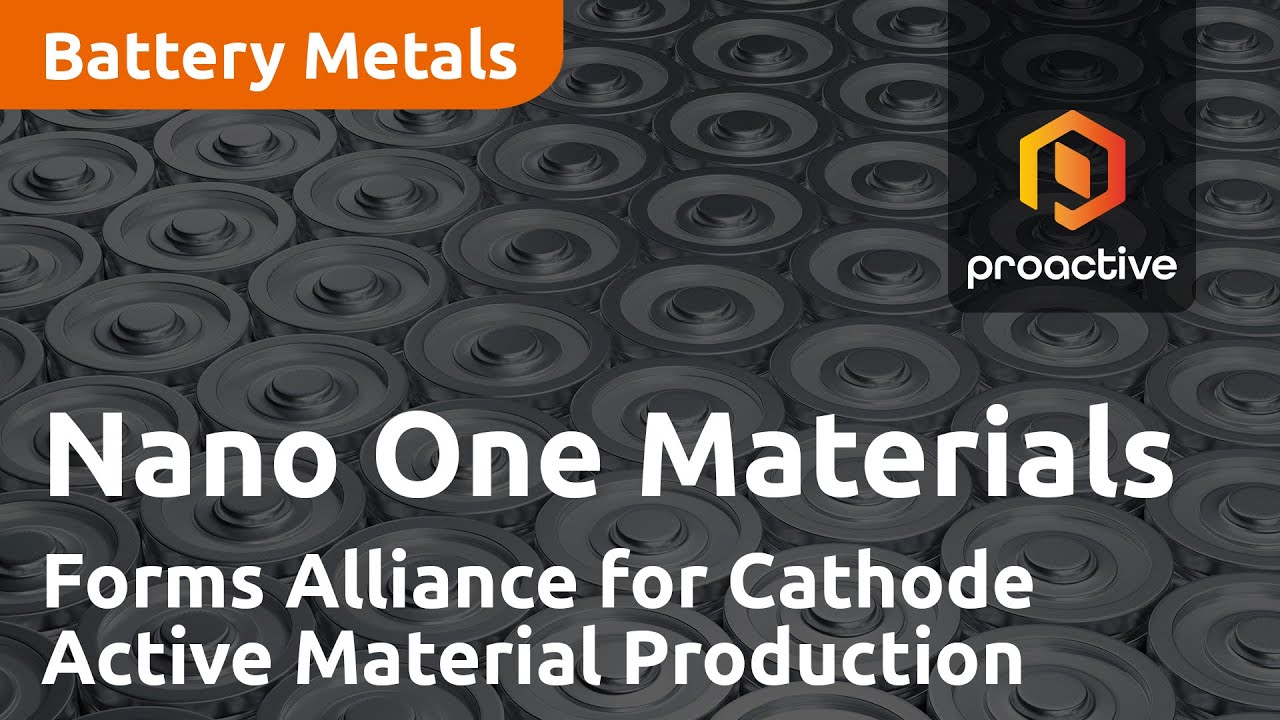 Nano One Materials Corp Forms Alliance with Worley Chemetics for Cathode Active Material Production