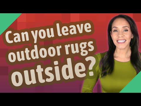 YouTube video about: Can outdoor rugs be left in the rain?