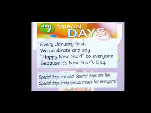 Unit 7 Special Days Big English 4
