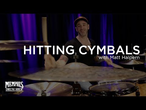 Practicing Good Cymbal Technique with Matt Halpern at Memphis Drum Shop