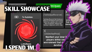 Limitless Showcase (Cursed Technique) Anime Fighting Simulator | Roblox