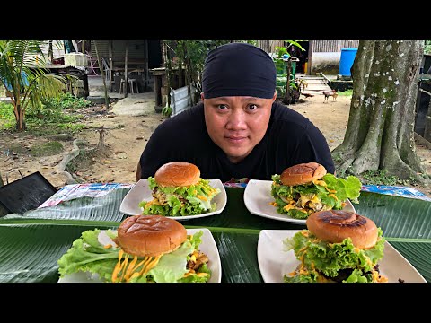 , title : 'Burger Babi Special ( Pork Burger Recipe ) Borneo Cooking Style.'