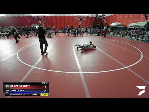 106 Lbs Champ. Round 2 - Jamiel Castleberry, IL Vs Maximus Clark, WI 9b5e