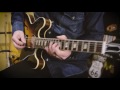 "Hard Times" (Ray Charles) Blues Guitar Solo on a Gibson Custom 1963 ES-335 Nashville