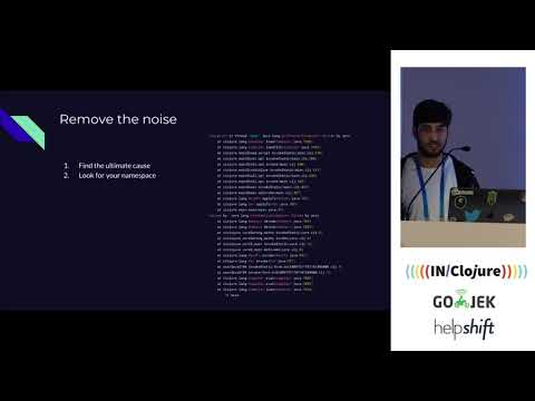 Afraid of Clojure stacktraces? Fear no more! — Aditya Chowdhry